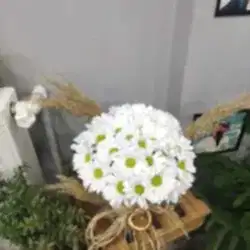 Seramik Vazo Papatya